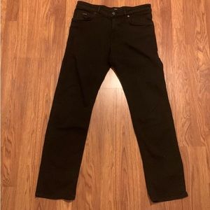 Hugo Boss Candiani Maine Black regular-fit Stretch denim jeans